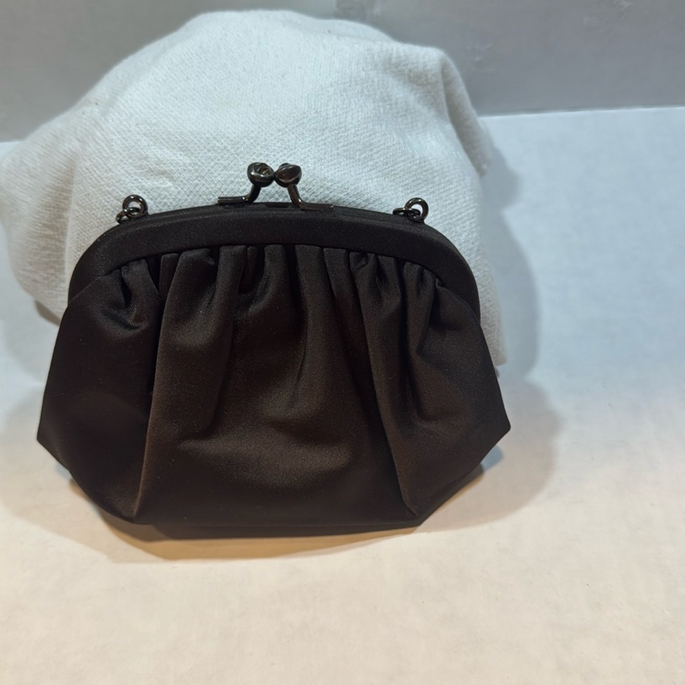 Ann Taylor Brown Satin Clutch
Like New